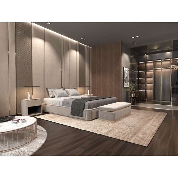 Thiết kế nội thất phòng ngủ 13m2 cho chị khách ở Quận 2 theo phong cách hiện đại